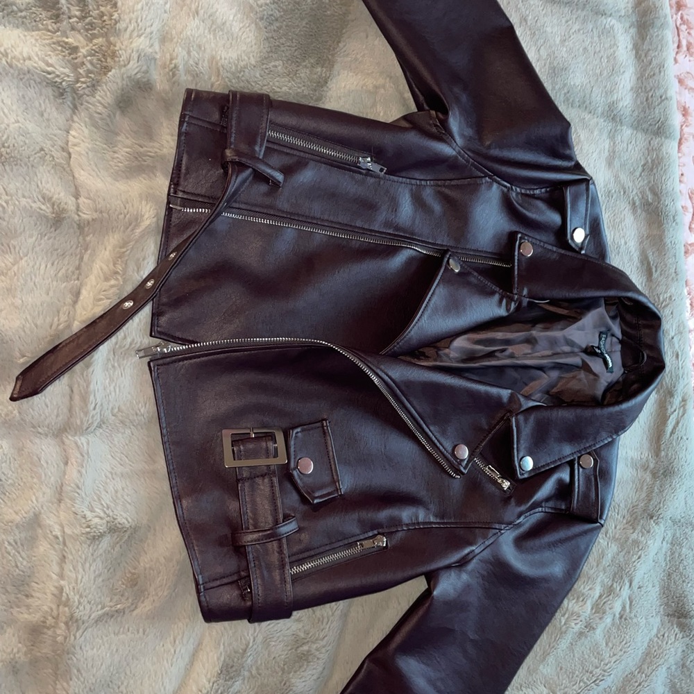 Faux Leather Jacket